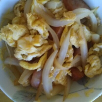 炒り卵も加えてしまいました。朝食にピッタリで美味しかったです！